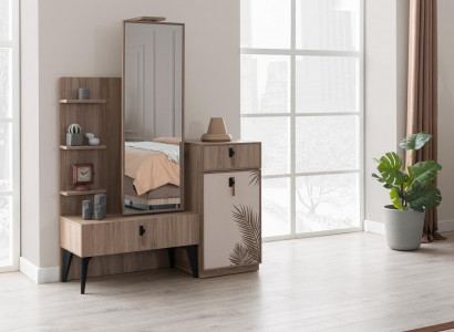 Bedroom luxury modern dresser with mirror modern furniture wood new